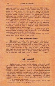 časopis Český filatelista