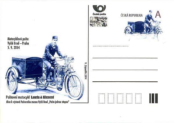 Motocyklová pošta - CDV165