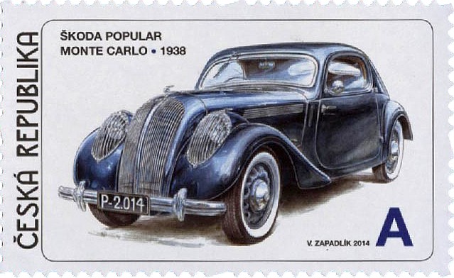 Václav Zapadlík - Česká auta - Škoda II. (Popular Monte Carlo) - Pof. č. 0819