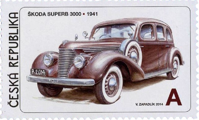 Václav Zapadlík - Česká auta - Škoda II. (Superb 3000) - Pof. č. 0820