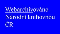 Stránky jsou archivovány Národní knihovnou ČR